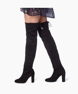 dune suede knee high boots