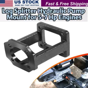 Log Splitter Brackets Log Splitter Hydraulic Pump Mount for 5-7 Hp Engines - Picture 1 of 8