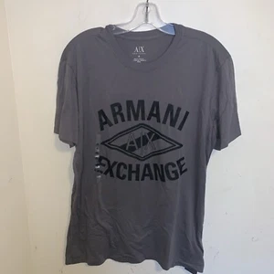 NWT Armani Exchange Men’s T- Shirt Crew Neck Short Sleeve Olive Color Size M  - Picture 1 of 6