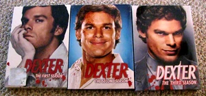 DEXTER~~SEASONS 1, 2 & 3 DVD Box Sets Sealed Brand New FREE SHIPPING - Picture 1 of 1