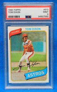 1980 TOPPS # 513 Tom Dixon PSA 9 MINT # 94507560 HOUSTON ASTROS !!! - Picture 1 of 2