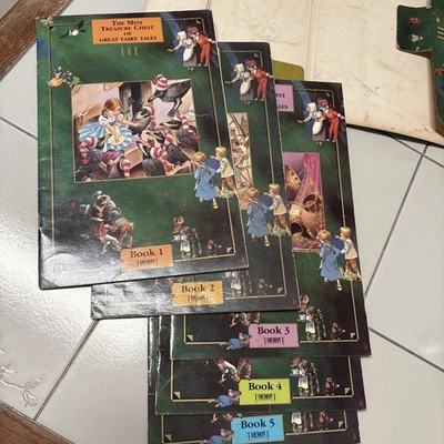 Tormont Mini Treasure Chest of Great Fairy Tales III Complete Set Books 1-5 - Image 1 of 4