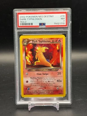 PSA 7 NM Dark Typhlosion Neo Destiny Holo Pokemon 10/105 - Image 1 of 2
