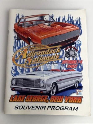 2007 Adirondack Nationals Program Lake George New York street rod  Car Show - Image 1 of 4