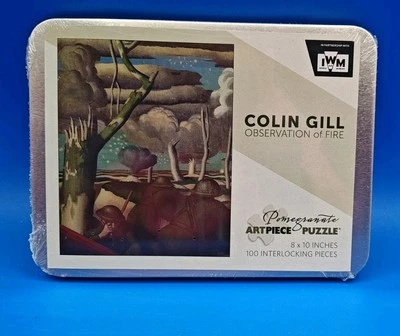 Rompecabezas de granada Colin Gill Observación de fuego nueva lata de metal Foto 1 de 3