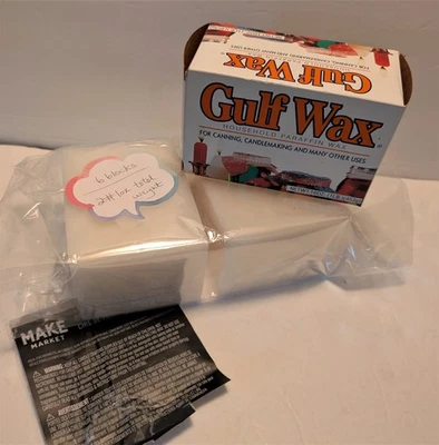 Make Market + Gulf Wax Paraffin Wax Lot Candlemaking Candles Canning NEW - Image 1 of 4