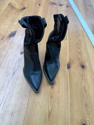 Dolce Vita Keller Women's Black Leather Western Boots Sz 6 F8 - Image 1 of 4