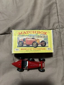Lesney Matchbox Models of Yesteryear Y-6 Bugatti Type 35, Original Box - Picture 1 of 1