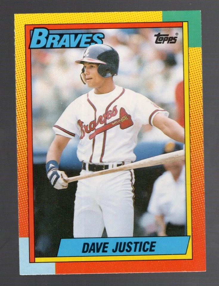 1990 Topps Traded - David Justice #48T conjunto de fábrica espalda blanca (RC) Foto 1 de 1