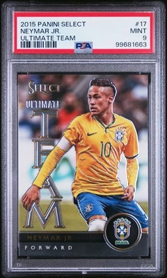 2015 Panini Select Ultimate Team #17 Neymar Jr. Ultimate Team PSA 9 - Bild 1 von 2