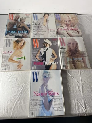 Lot Of 7 W Magazine 1998-2005 - Image 1 of 4