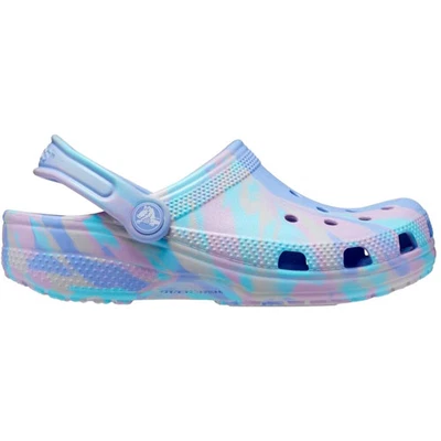 Zueco de mármol clásico Crocs gelatina lunar/multi 206838-5Q7 niño pequeño Foto 1 de 4