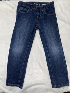 Boys 5T Skinny Jeans Great Condition Childrens Place Brand Adjustable Waist - Picture 1 of 6