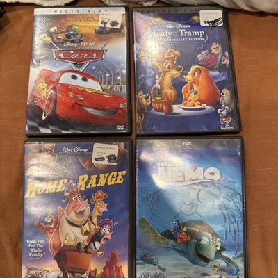Finding Nemo/ home on the range /cars /lady in the tramp  4 Walt Disney DVDs - Image 1 of 2