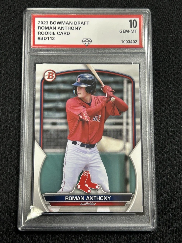 Roman Anthony Novato 2023 Bowman Draft GEM-MT 10 Medias Rojas  Foto 1 de 1