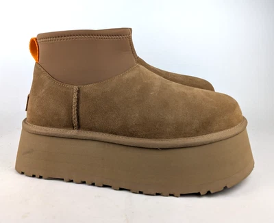 UGG Classic Mini Dipper Platform Chestnut Winter Boots Womens Size 8 - Image 1 of 4