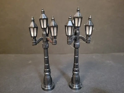 Holiday Time  Christmas Village Lamp Post Street Light NOT Lighted Lamppost - Image 1 of 4