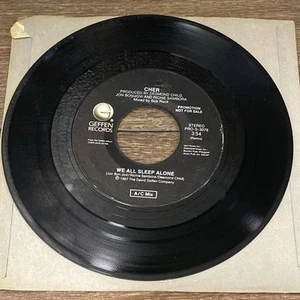 Cher - We All Sleep Alone - 7” Vinyl Record Single - Geffen Records UC, 1987 - Picture 1 of 2