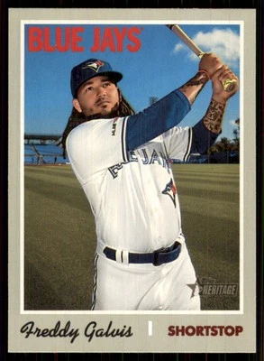 2019 Topps Heritage #575 Freddy Galvis Toronto Blue Jays - Image 1 of 2