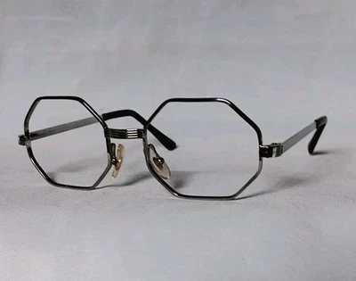 Cottet 20/000 44K Eyeglass Frames Chrome Octagon 48□18-130=5 1/4 - Image 1 of 4
