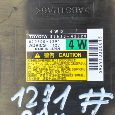 TOYOTA RAV 4 III _A3_ 2007 Altre centraline 89630-42020 - Immagine 1 di 4