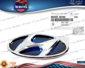 BLUE Genuine⭐ Rear "H" Emblem Badge Tailgate Logo Sonata Hybrid 11-15 863004R100 - Bild 1 von 1