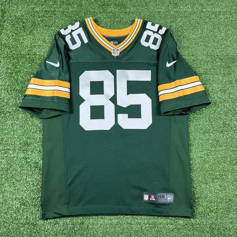 Greg Jennings Green Bay Packers Nike Elite Authentic NFL Jersey Size 48 Cover