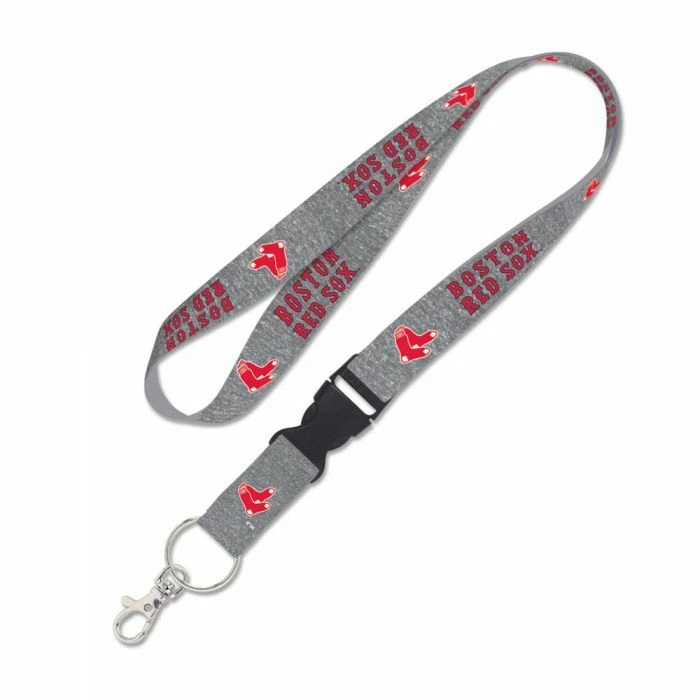BOSTON RED SOX KEY CHAIN LANYARD WITH DETACH BUCKLE 1" WIDE 22" LONG MLB - Image 1 of 1