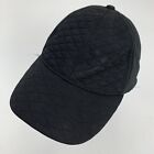 Empty Black Quilted Suture Hat Ball Cap Adjustable Baseball