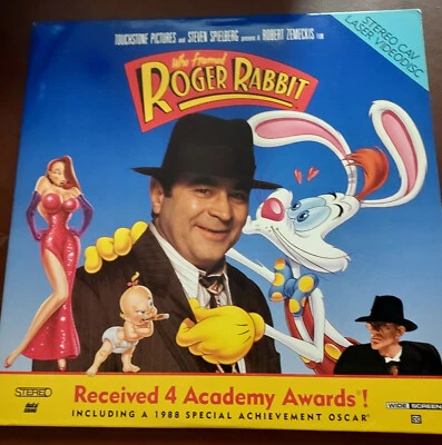 Who Framed Roger Rabbit Steven Spielberg laser disc - Imagem 1 de 3