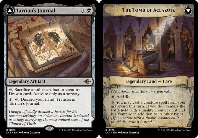 MTG - Tarrian's Journal // The Tomb of Aclazotz - The Lost Caverns of Ixalan - N - Image 1 of 1