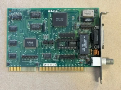 PLACA DE CIRCUITO D-LINK DE-200 REV-F EA088508, PIEZAS DEL SISTEMA DE GRABADO DAHLGREN Foto 1 de 4