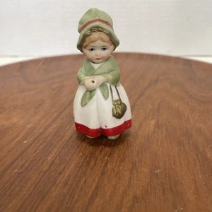 Antique Germany BISQUE Woman NODDER Figurine - Picture 1 of 6