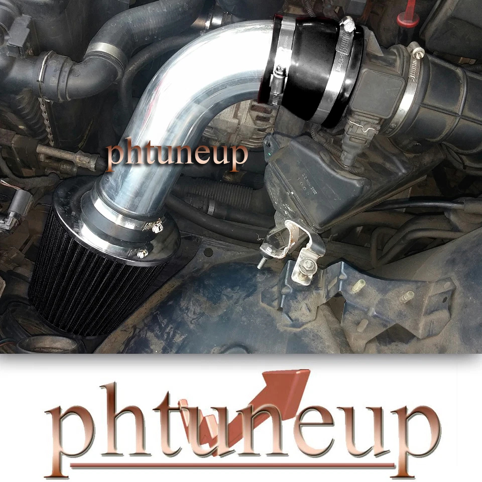 BMW 525i 2001 2002 2003 negro 2,5 2,5 L base 4 puertas sistema kit admisión aire Foto 1 de 1