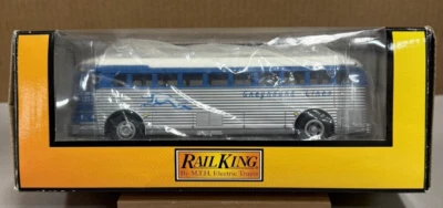 MTH Rail King  30-50014  Greyhound  -  Baltimore  Die-Cast Bus - Image 1 of 4