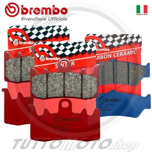 KIT PASTIGLIE FRENO ANT+POST BREMBO BMW R 1200 GS LC 2013 -2018 SINTER + CARBON - Foto 1 di 1