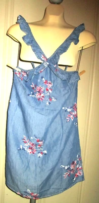 Romeo & Juliet Vestido Alta Costura Bordado Mujer Denim Talla S NUEVO CON ETIQUETAS-al por menor 185.00 Foto 1 de 4