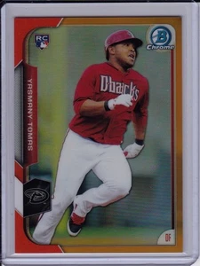 Yasmany Tomas 2015 Bowman Chrome Orange Refractor RC #'d /25 Rookie Card - Picture 1 of 2