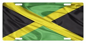 JAMAICA Custom License Plate Jamaican Emblem Wave Version  - Picture 1 of 1