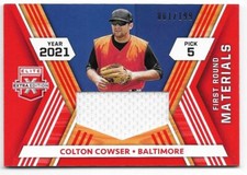 2021 Panini Elite Extra Edition Jersey Red Colton Cowser /199 #FRM-CC