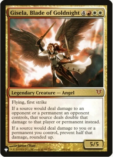 1 x Gisela, Blade of Goldnight - The List-Avacyn Restored-LP-Magic The Gathering - Image 1 of 1