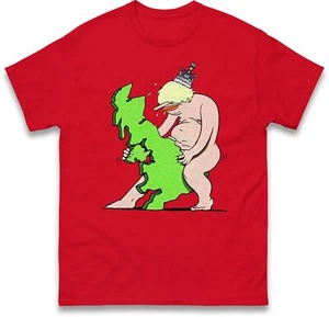 Hilarious Political Ugly Christmas T Shirt,Bold and Humorous Holiday Fashion Tee - Picture 1 of 9