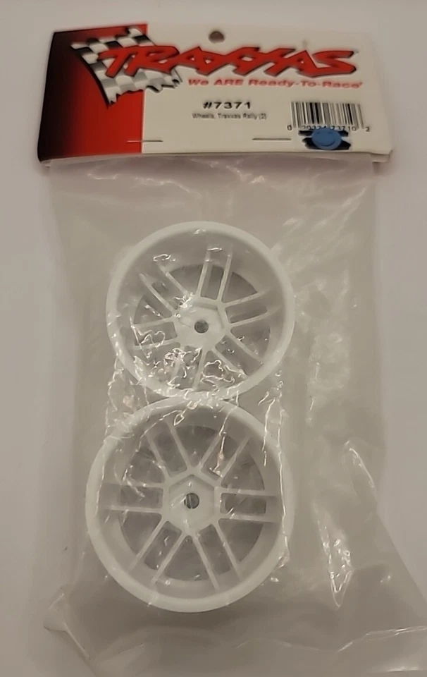 Traxxas White Rally Wheels 1/16th Scale Rally 4wd Car 7371 - Image 1 of 1