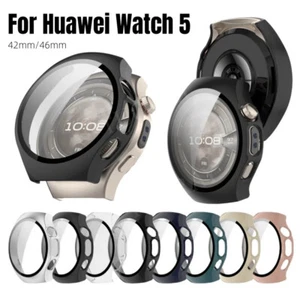 Do Huawei Watch 5 42mm 46mm Smart Watch Bumper PC Twarda ochrona Etui Cover NOWY - Zdjęcie 1 z 72