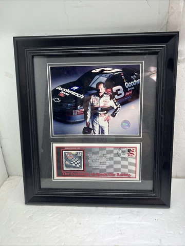 Dale Earnhardt Sr. Framed Photo The Evolution of Stock Car Racing Charlotte 2004 Cover
