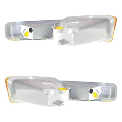 Pair of Daytime Running Lights For Buick LeSabre 1997-1999 GM2521150 GM2520150 - Image 1 of 3