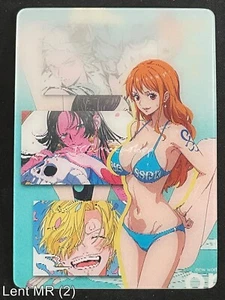 🔥 MR-L2 Nami One Piece Anime Waifu Sexy ACG Card Lenticular Goddess Story - Picture 1 of 1