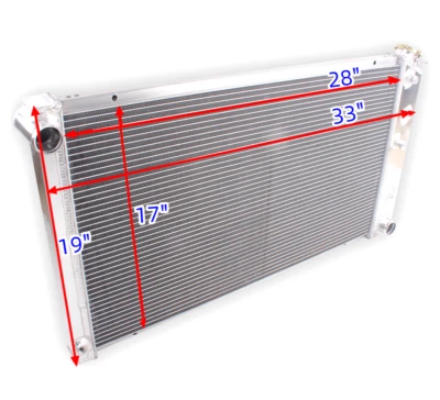 For 1966-1977 Olds Cutlass Supreme 1980-1985 Toronado 3 Row Aluminum Radiator Foto 1 de 4