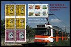 1991 Hong Kong 100 Years Of Public Transport Hk Street Car Mint Mnh Souv. Sheet