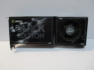 GeForce GTX 260 XFX Black Edition 896MB DDR3 Dual DVI TV PCIe Card P651 - Picture 1 of 5